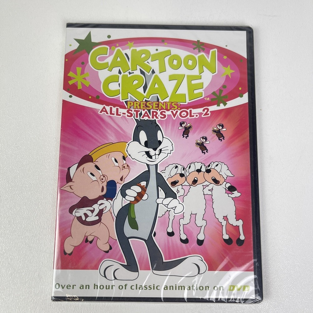 Cartoon Craze Presents All Stars Vol 2 DVD 2006 Daffy Duck Bugs Bunny Sealed